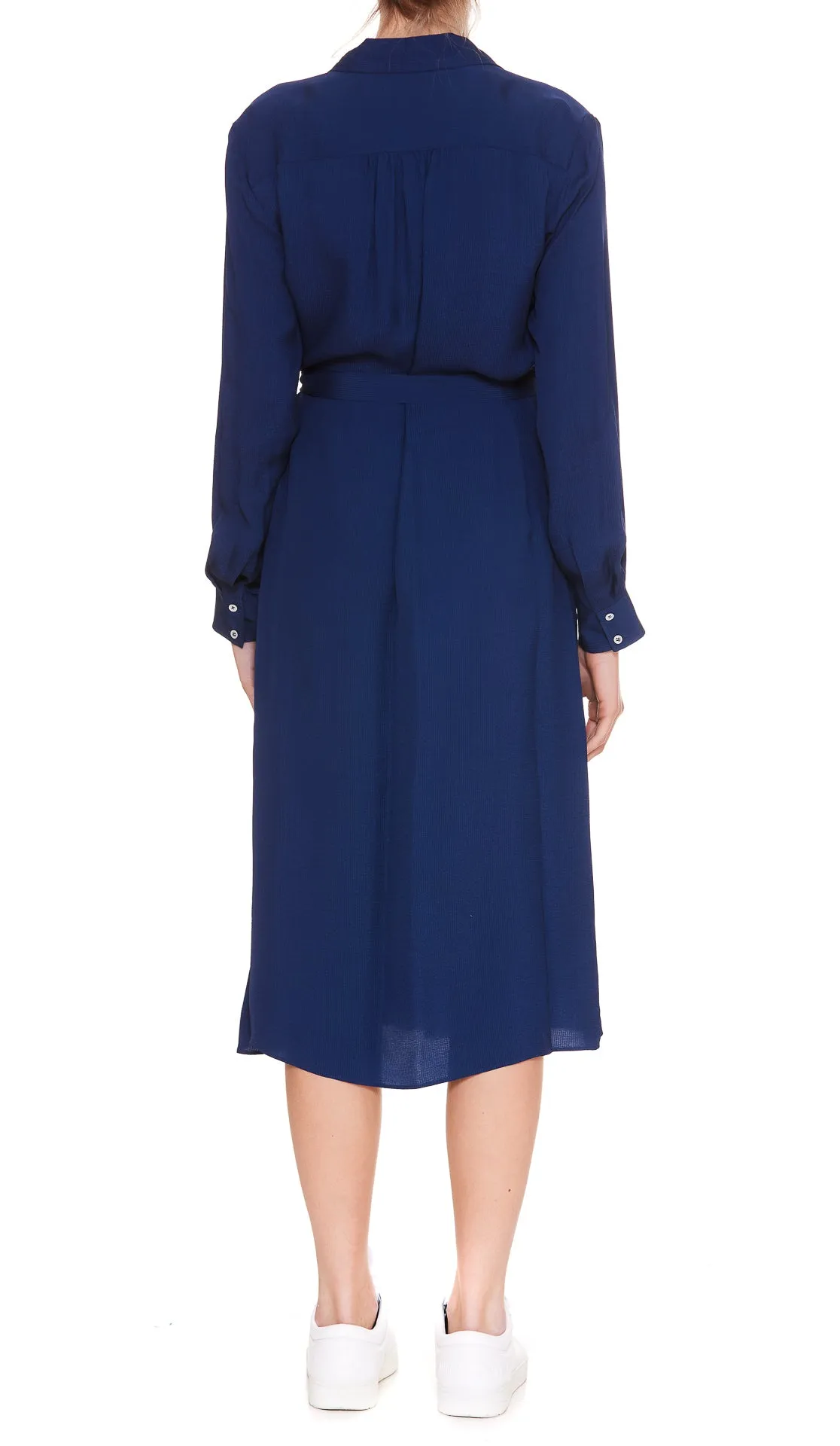 A.P.C. Belted Button-Down Midi Dress