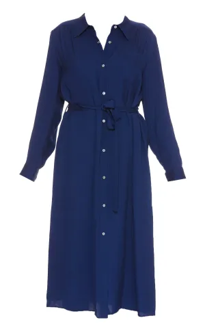 A.P.C. Belted Button-Down Midi Dress