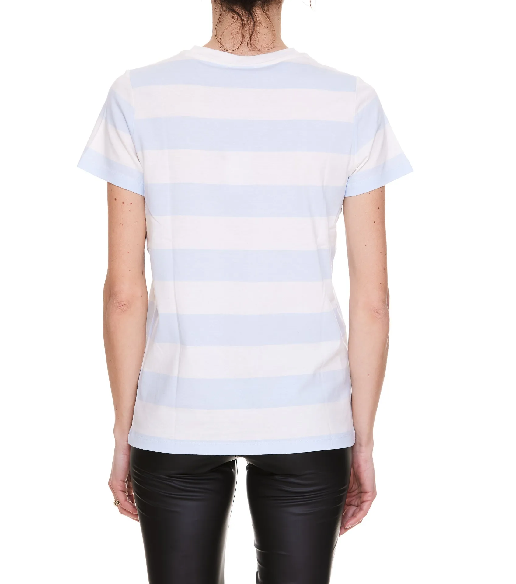 A.P.C. Graphic Printed Striped T-Shirt