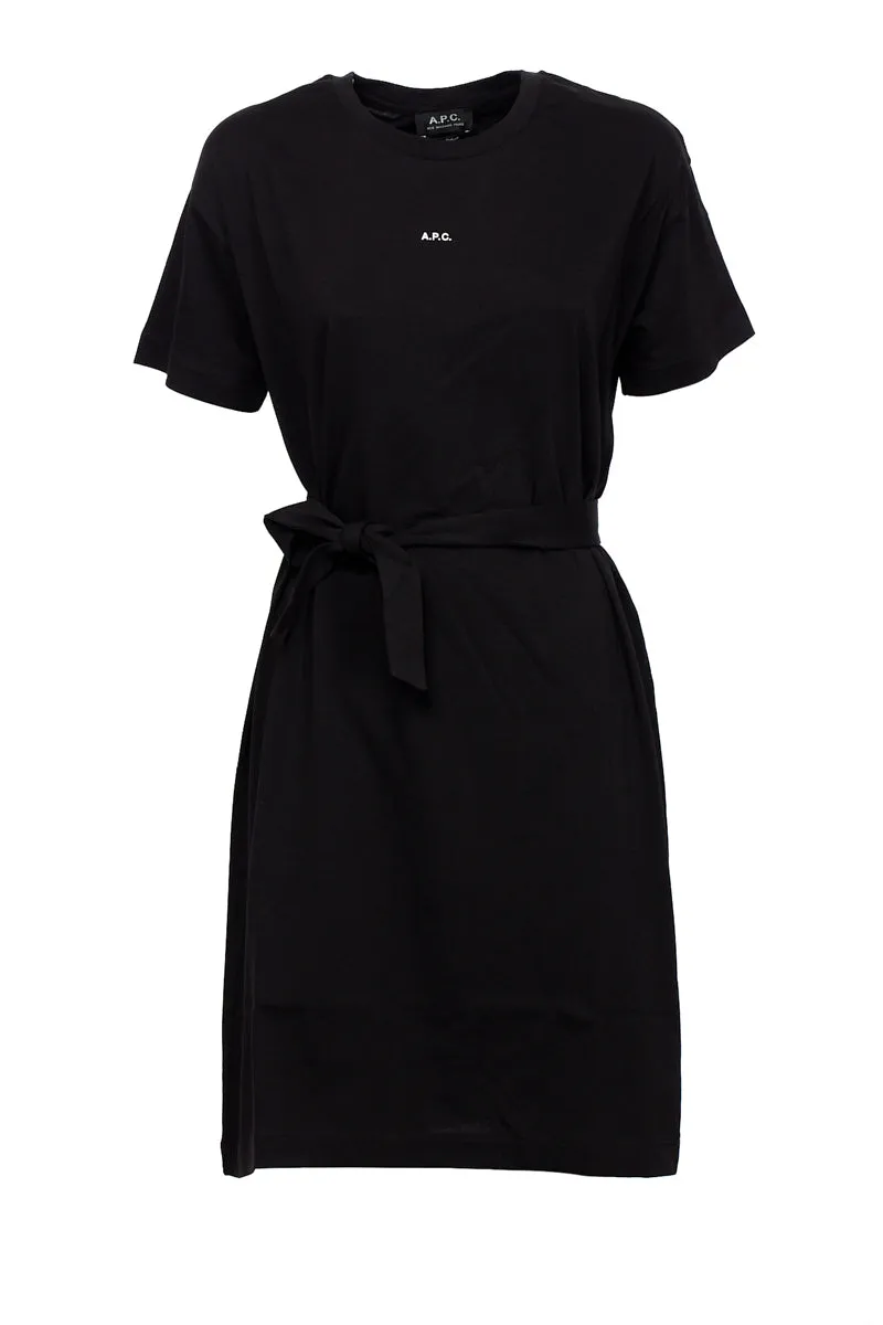 A.P.C. Logo Printed Crewneck T-Shirt Dress