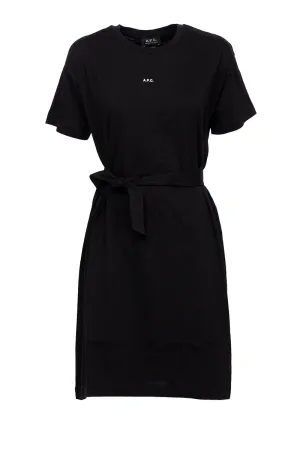 A.P.C. Logo Printed Crewneck T-Shirt Dress