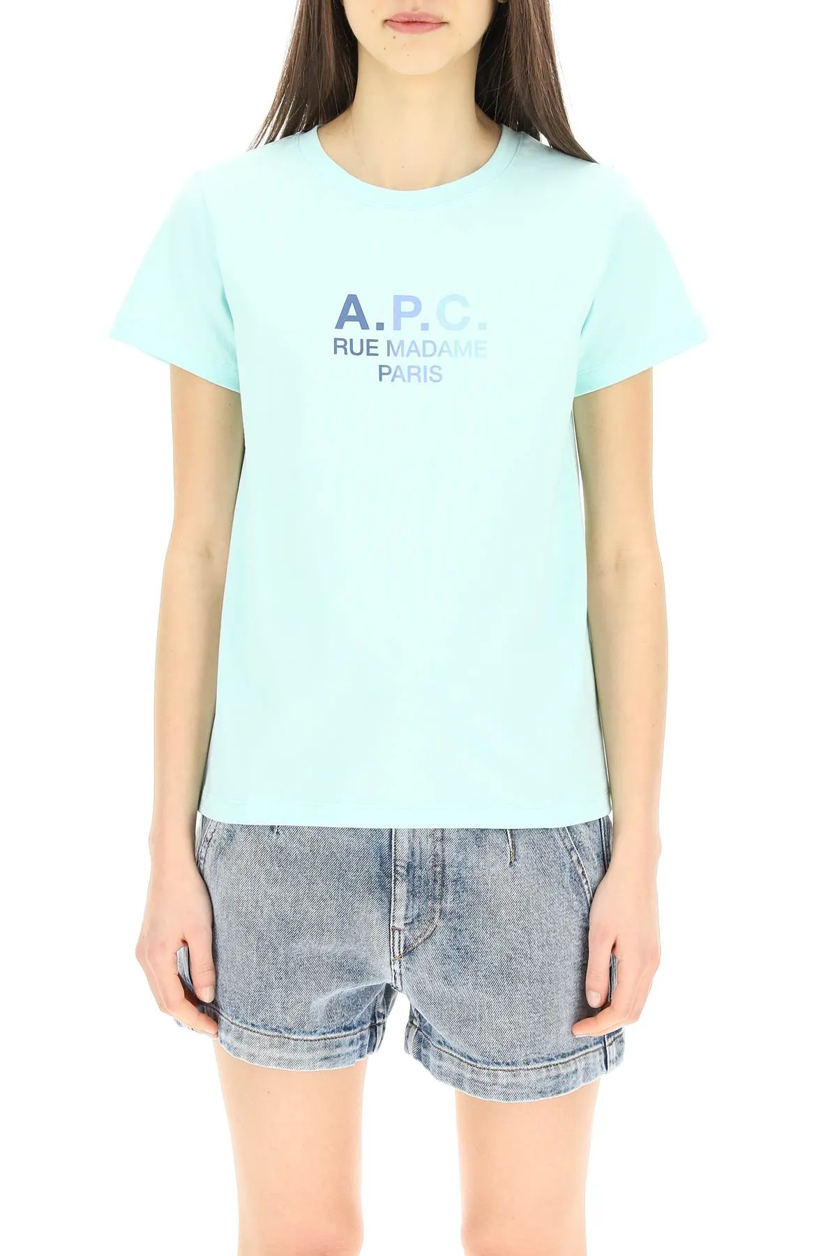 A.P.C. Rue Madame Paris Logo Printed T-Shirt