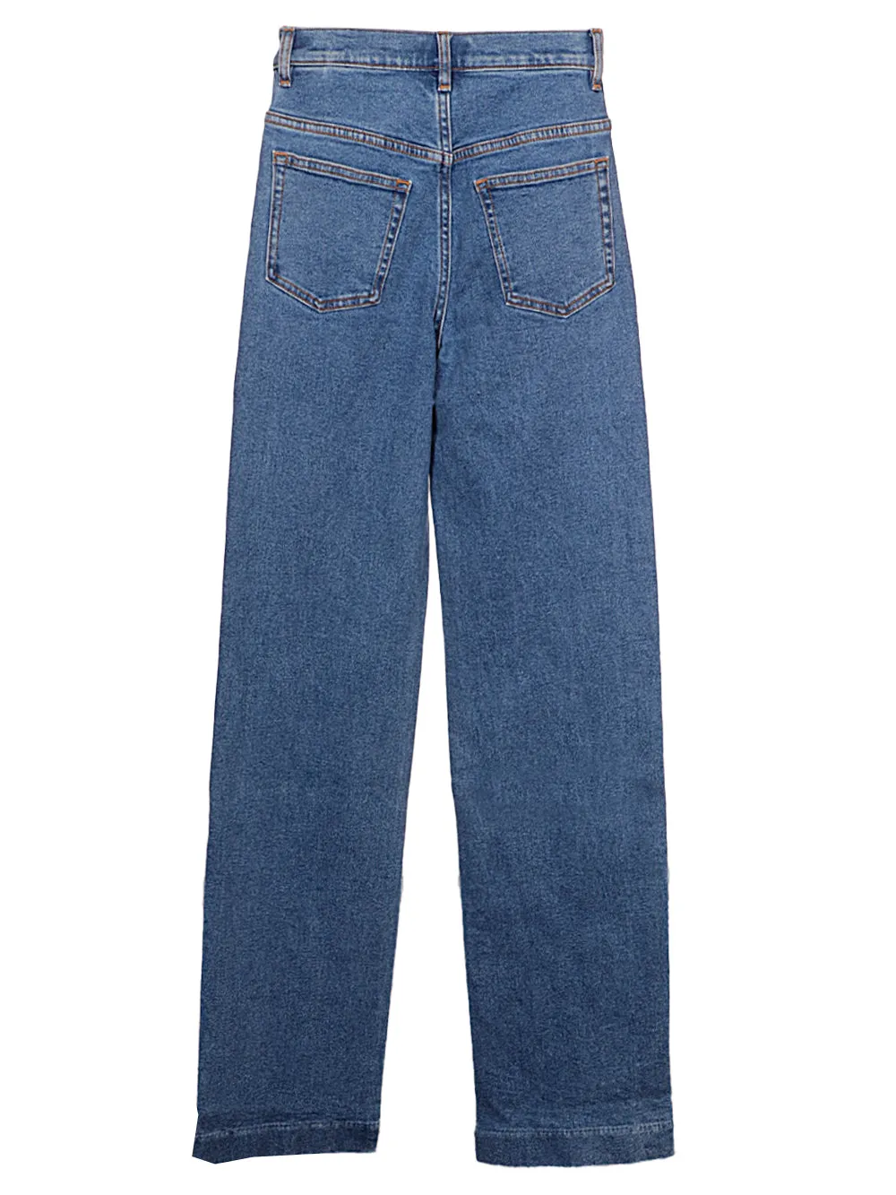 A.P.C. Straight Leg High Waist Jeans