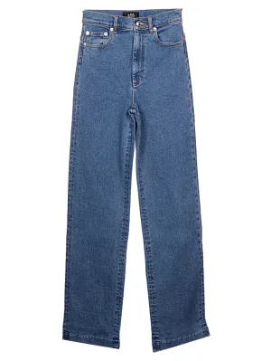 A.P.C. Straight Leg High Waist Jeans