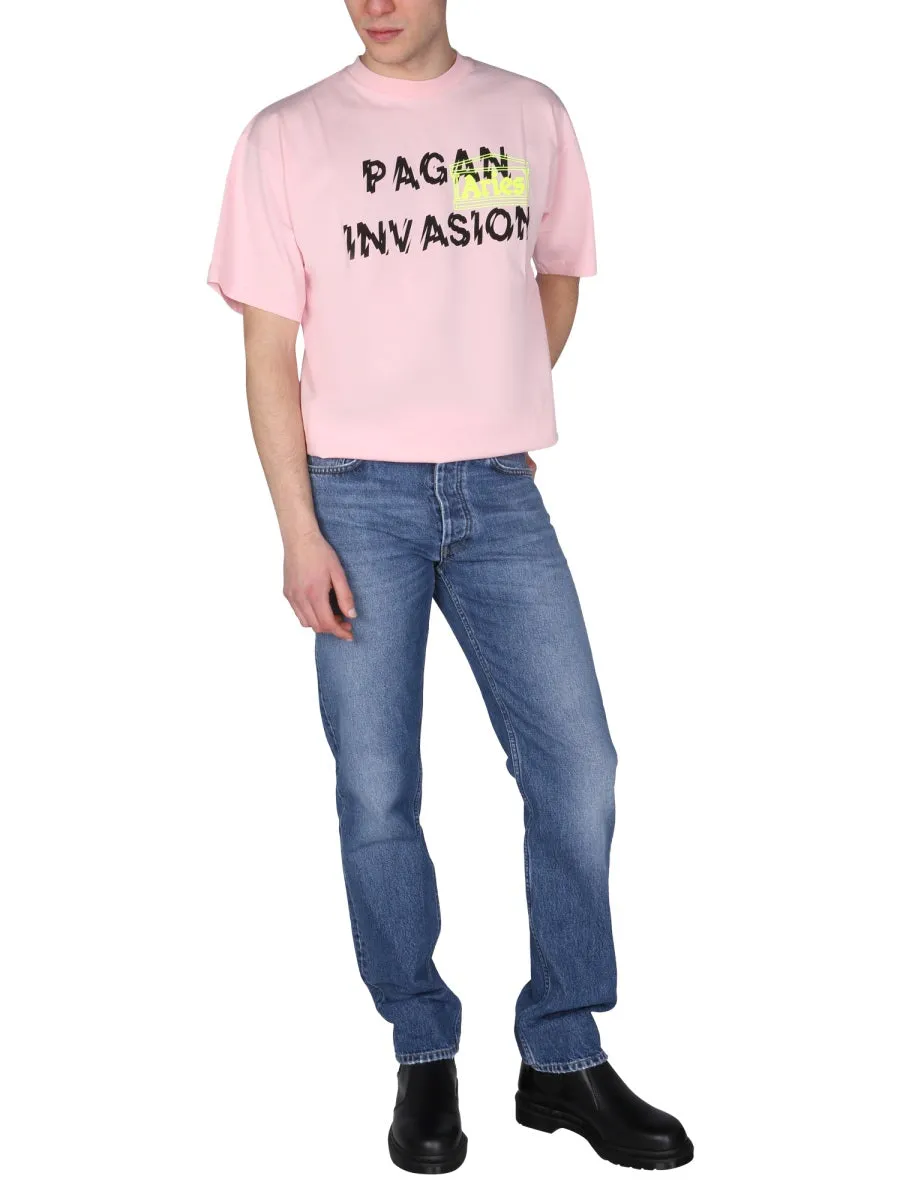 Aries Pagan Invasion Printed T-Shirt