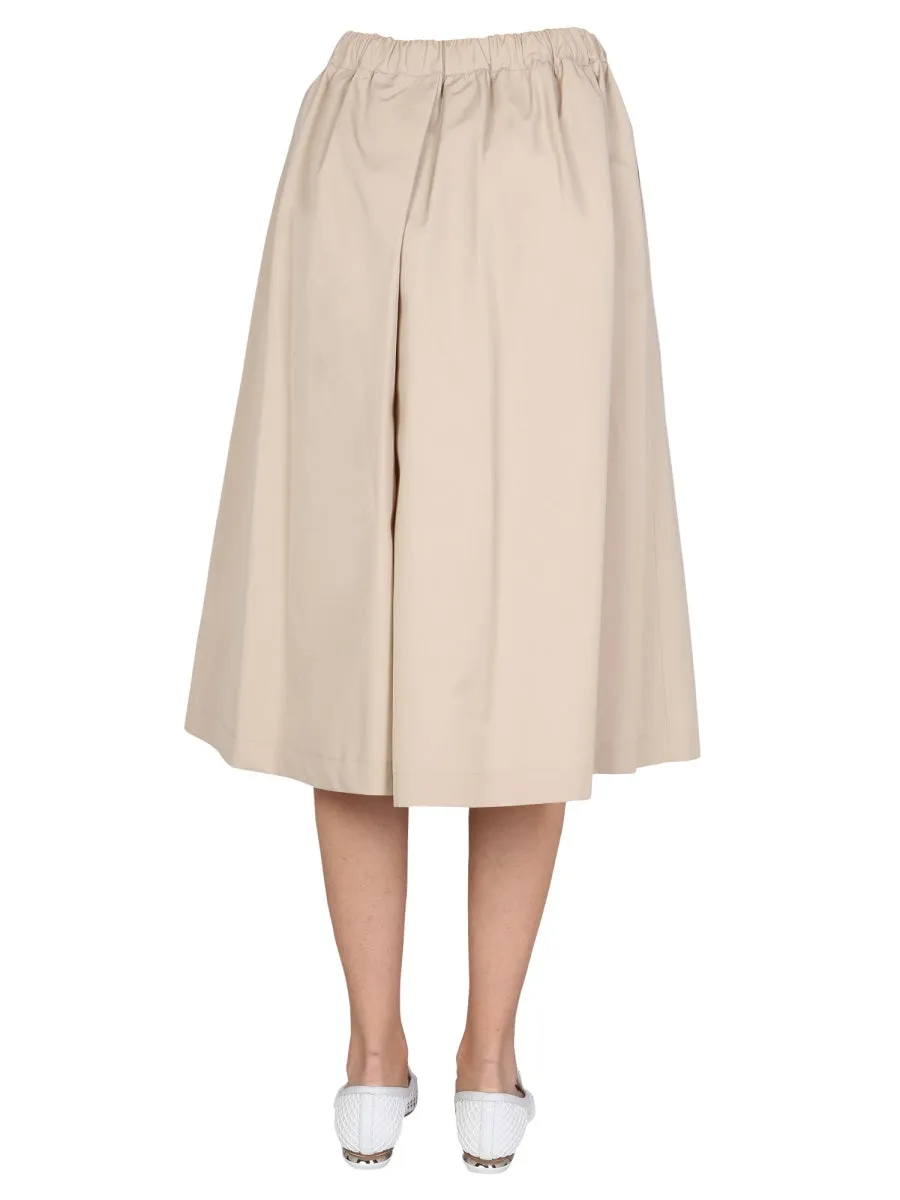 Aspes High Rise A-Line Midi Skirt