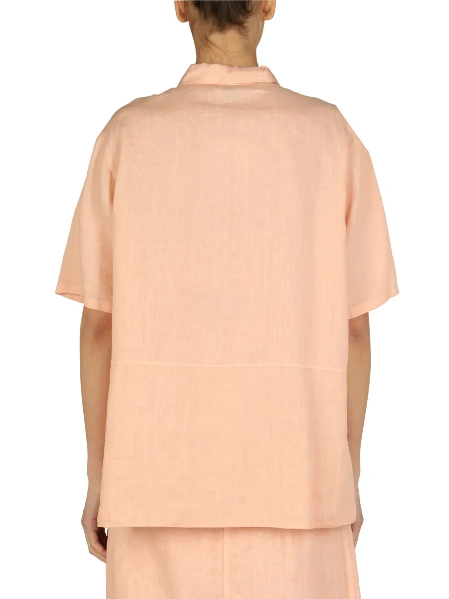 Aspesi Boxy Fit Short-Sleeved Shirt