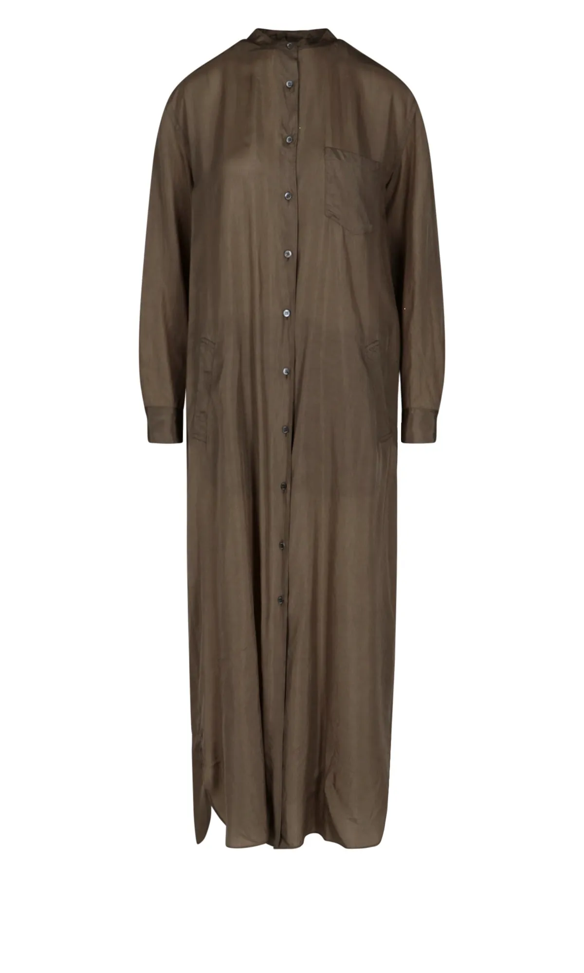Aspesi Buttoned Long-Sleeved Shirt Dress