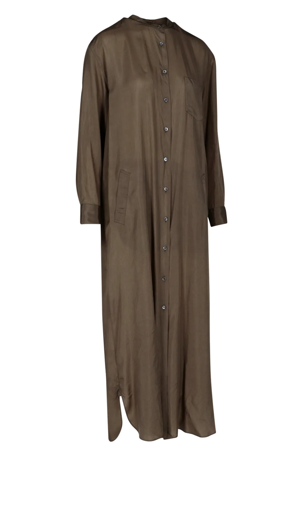 Aspesi Buttoned Long-Sleeved Shirt Dress