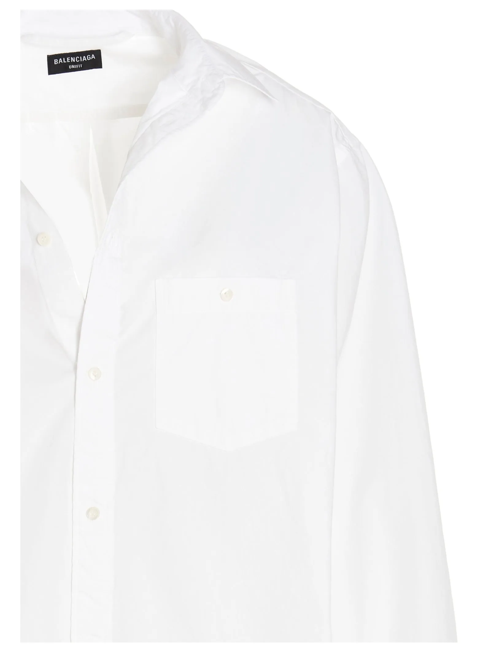 Balenciaga Asymmetric Off-The Shoulder Shirt