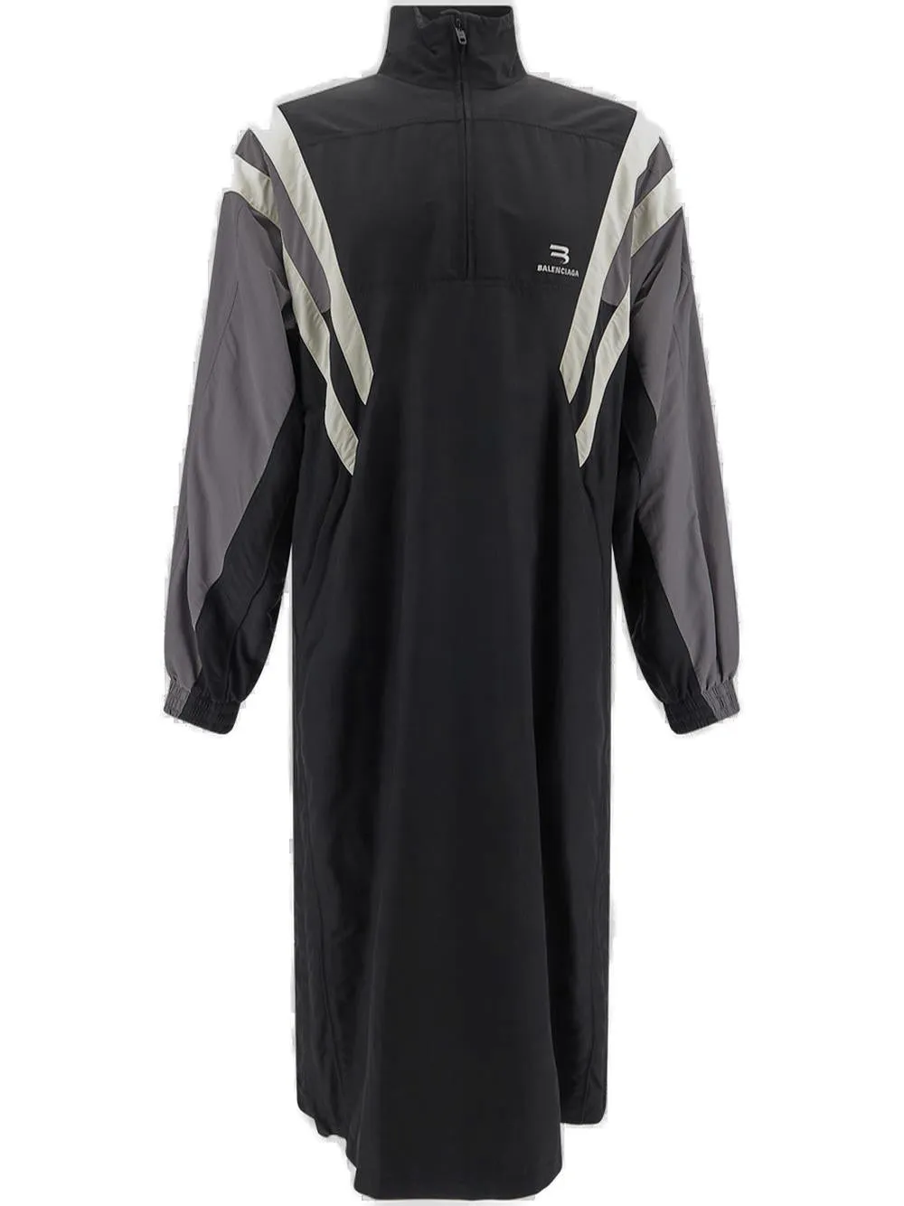 Balenciaga Logo Embroidered Long-Sleeved Jacket