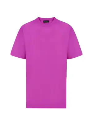 Balenciaga Logo Embroidered Mockneck T-Shirt