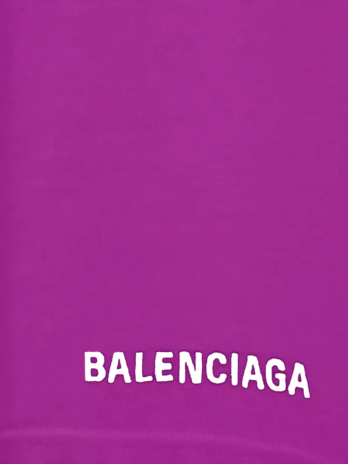Balenciaga Logo Embroidered Mockneck T-Shirt