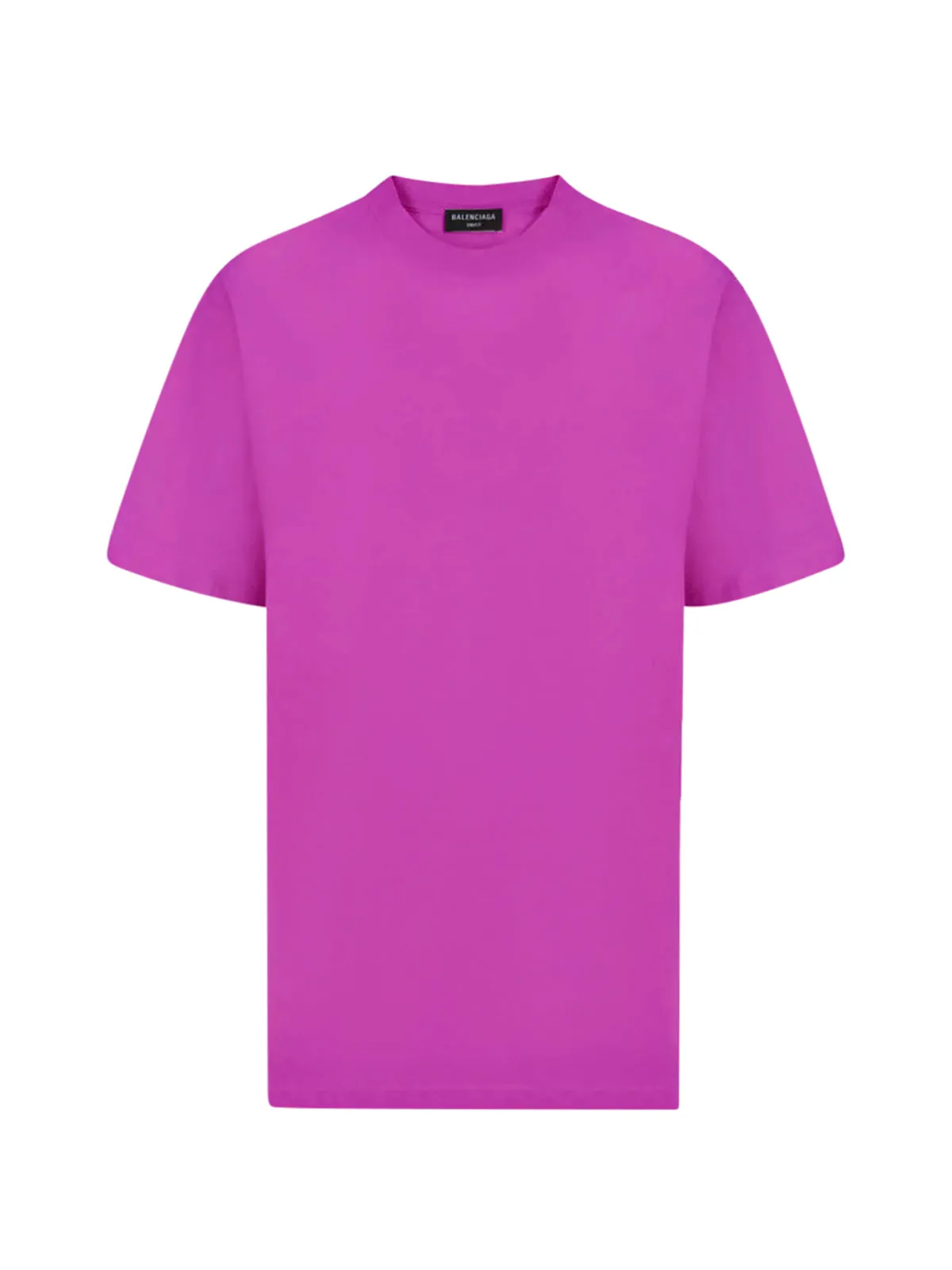 Balenciaga Logo Embroidered Mockneck T-Shirt