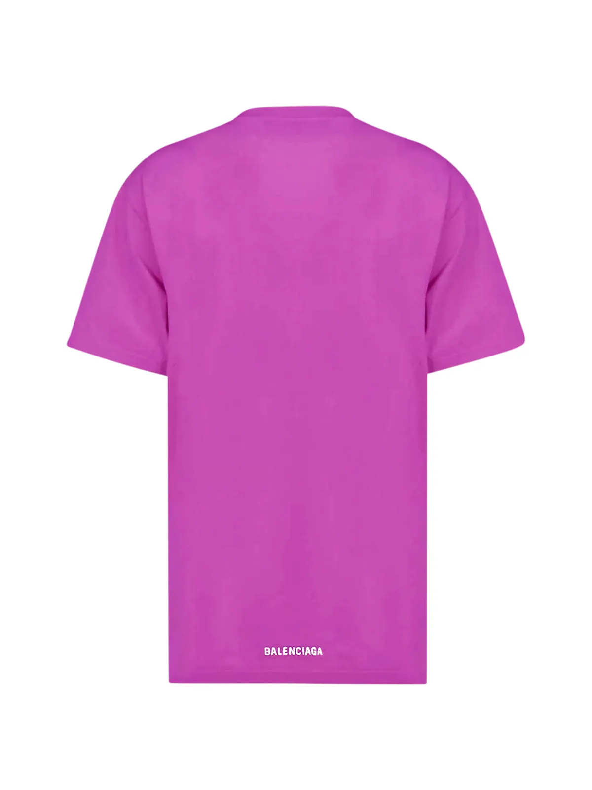 Balenciaga Logo Embroidered Mockneck T-Shirt