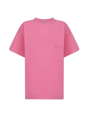 Balenciaga Logo Embroidered T-Shirt