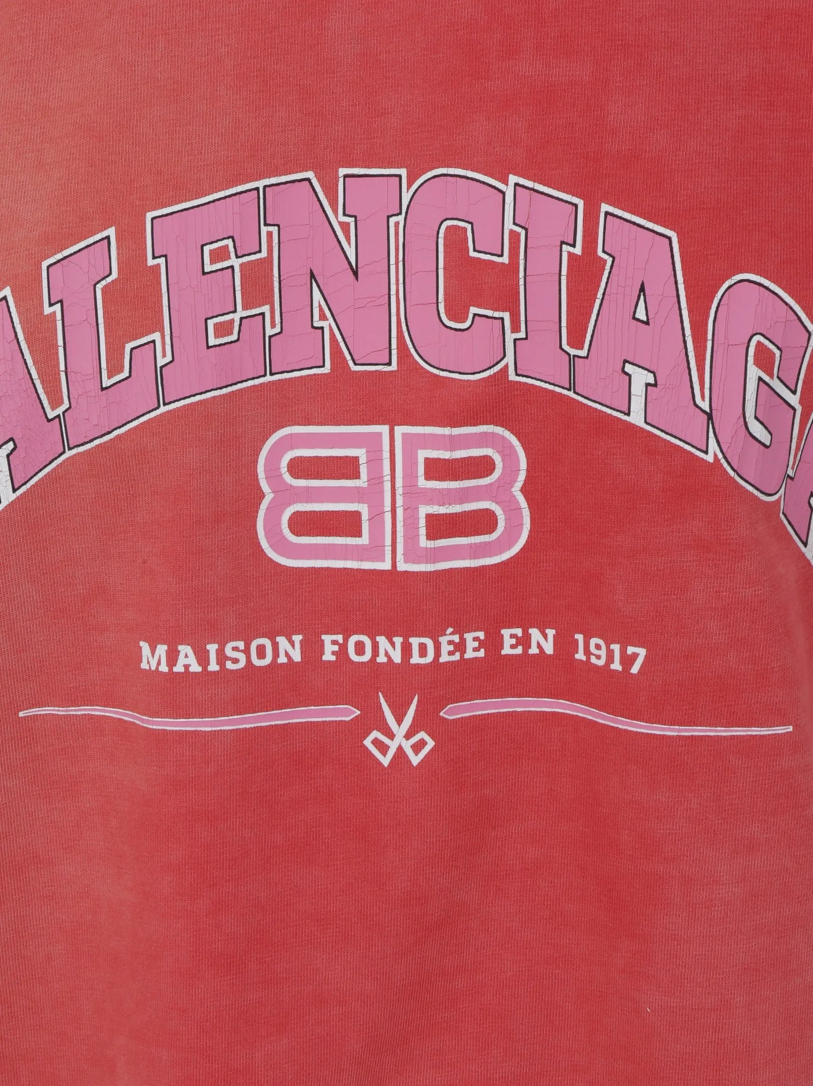 Balenciaga Medium Fit Worn-Out T-Shirt