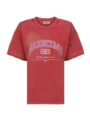 Balenciaga Medium Fit Worn-Out T-Shirt