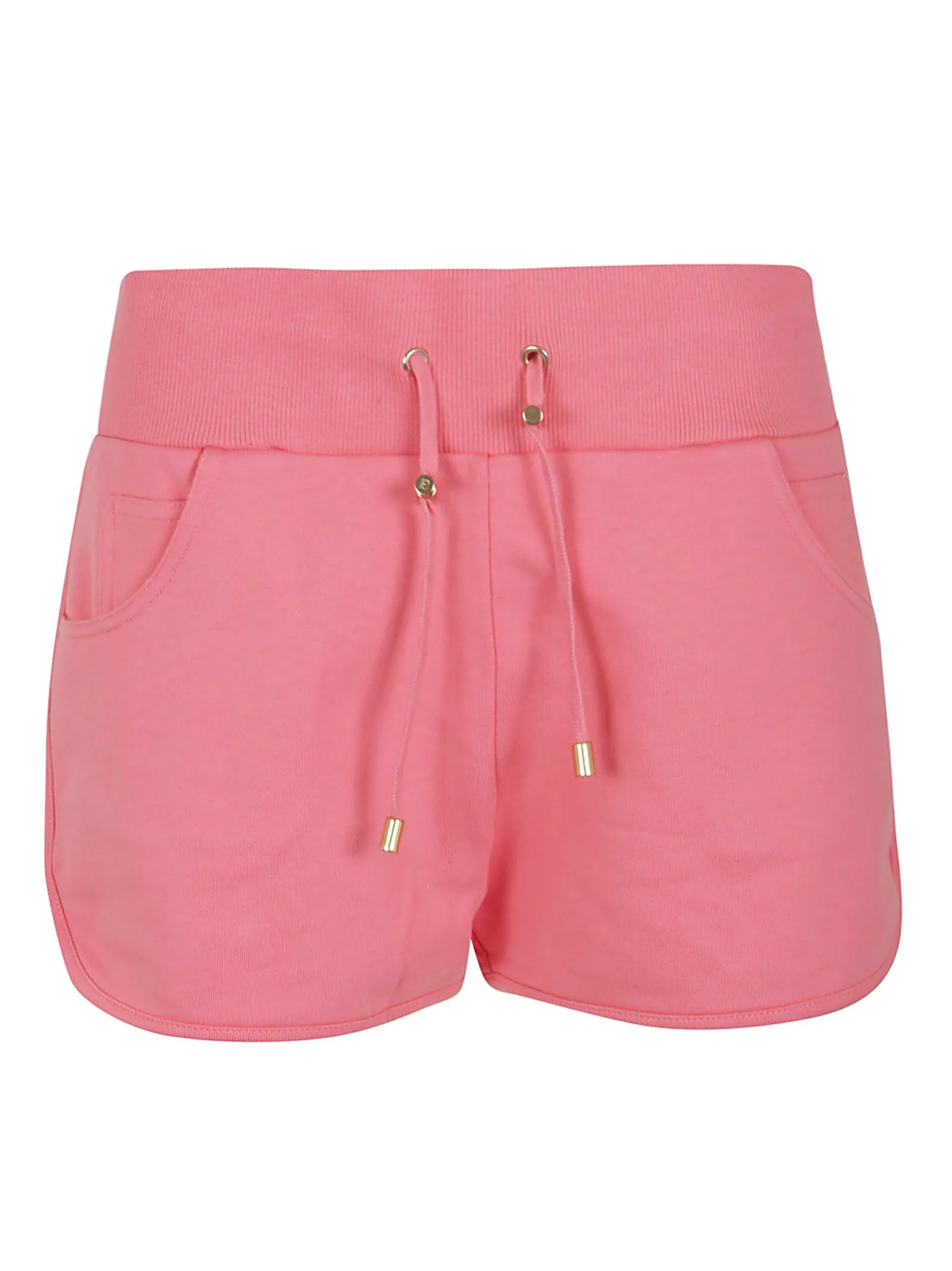 Balmain Logo Printed Low-Waisted Drawstring Shorts