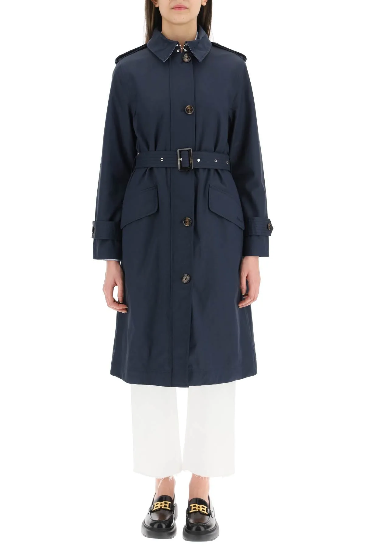 Barbour Belted Waist Trench Coat