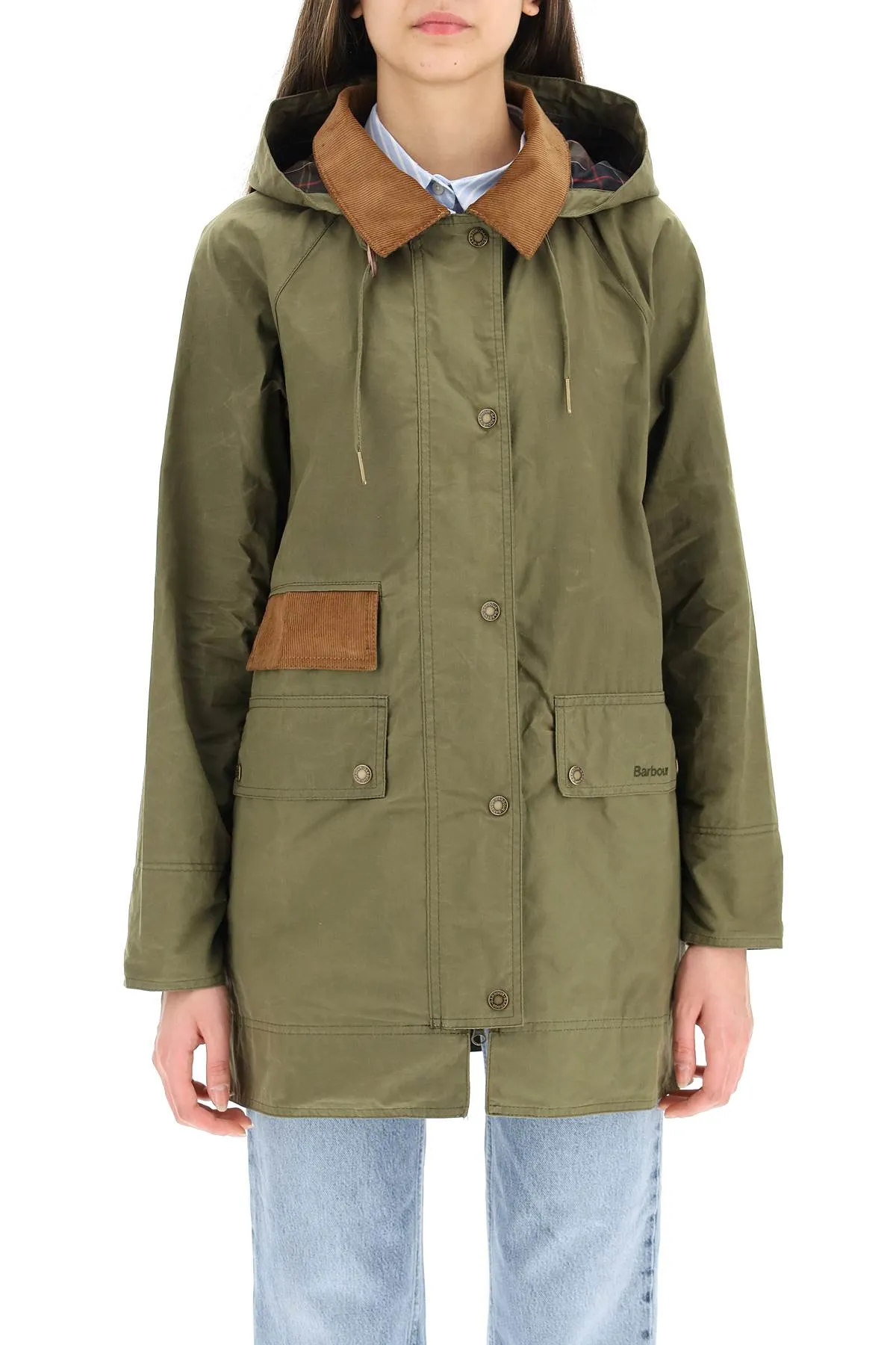 Barbour Drawstring Hooded Coat