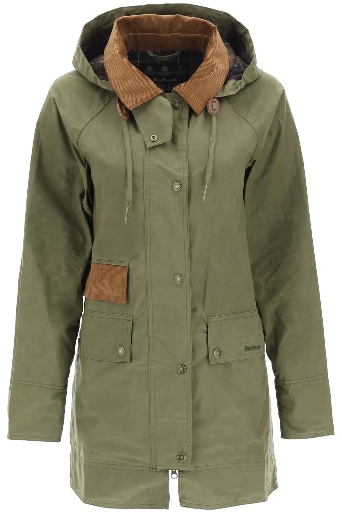 Barbour Drawstring Hooded Coat
