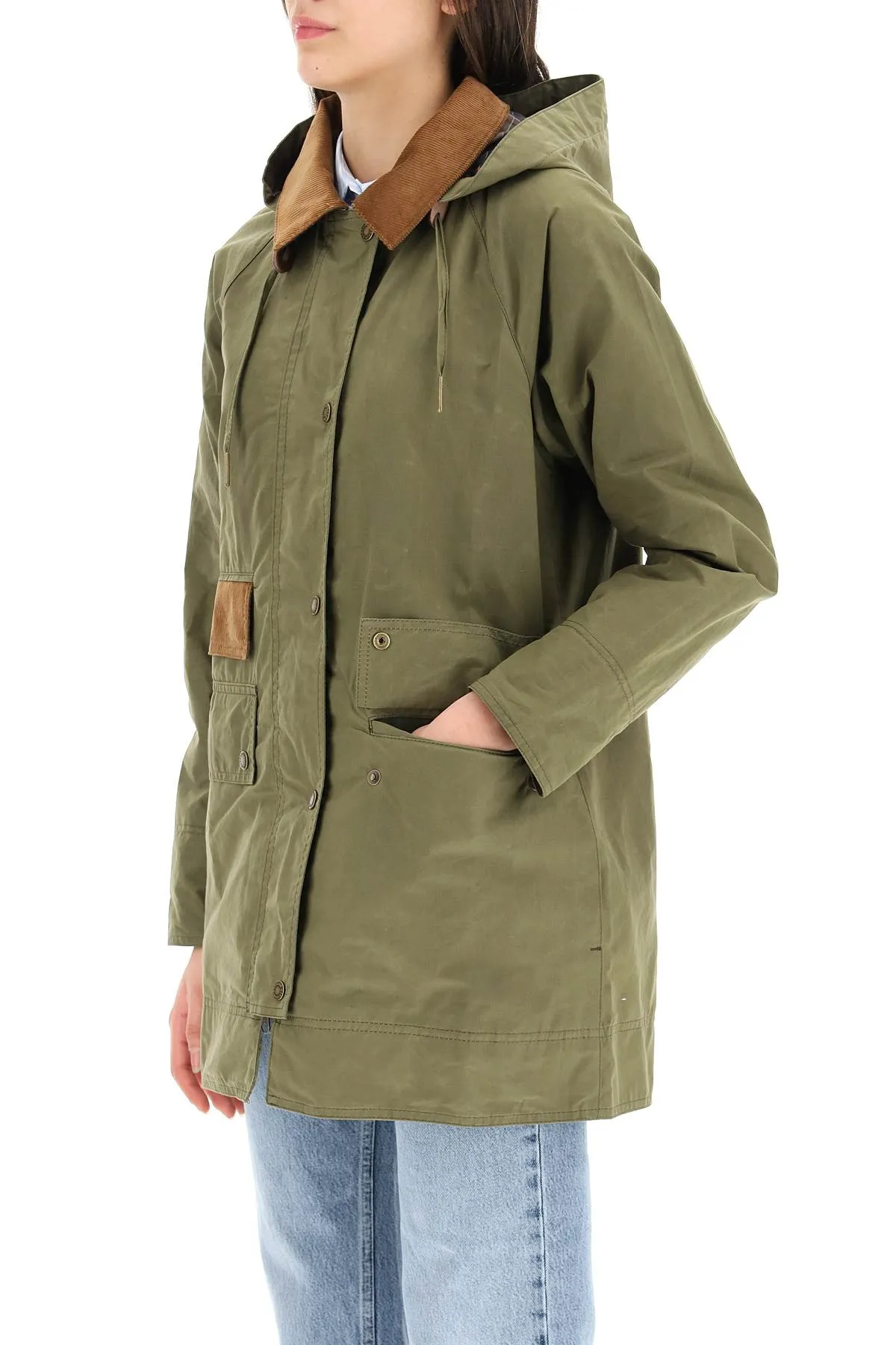 Barbour Drawstring Hooded Coat