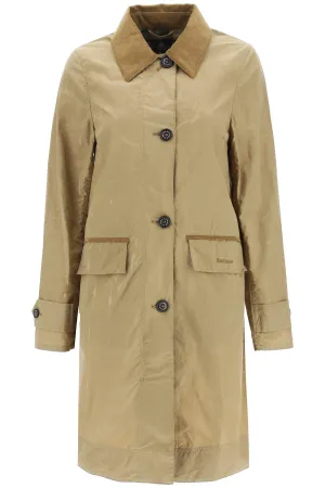 Barbour Gunby Showerproof Buttoned Car Coat