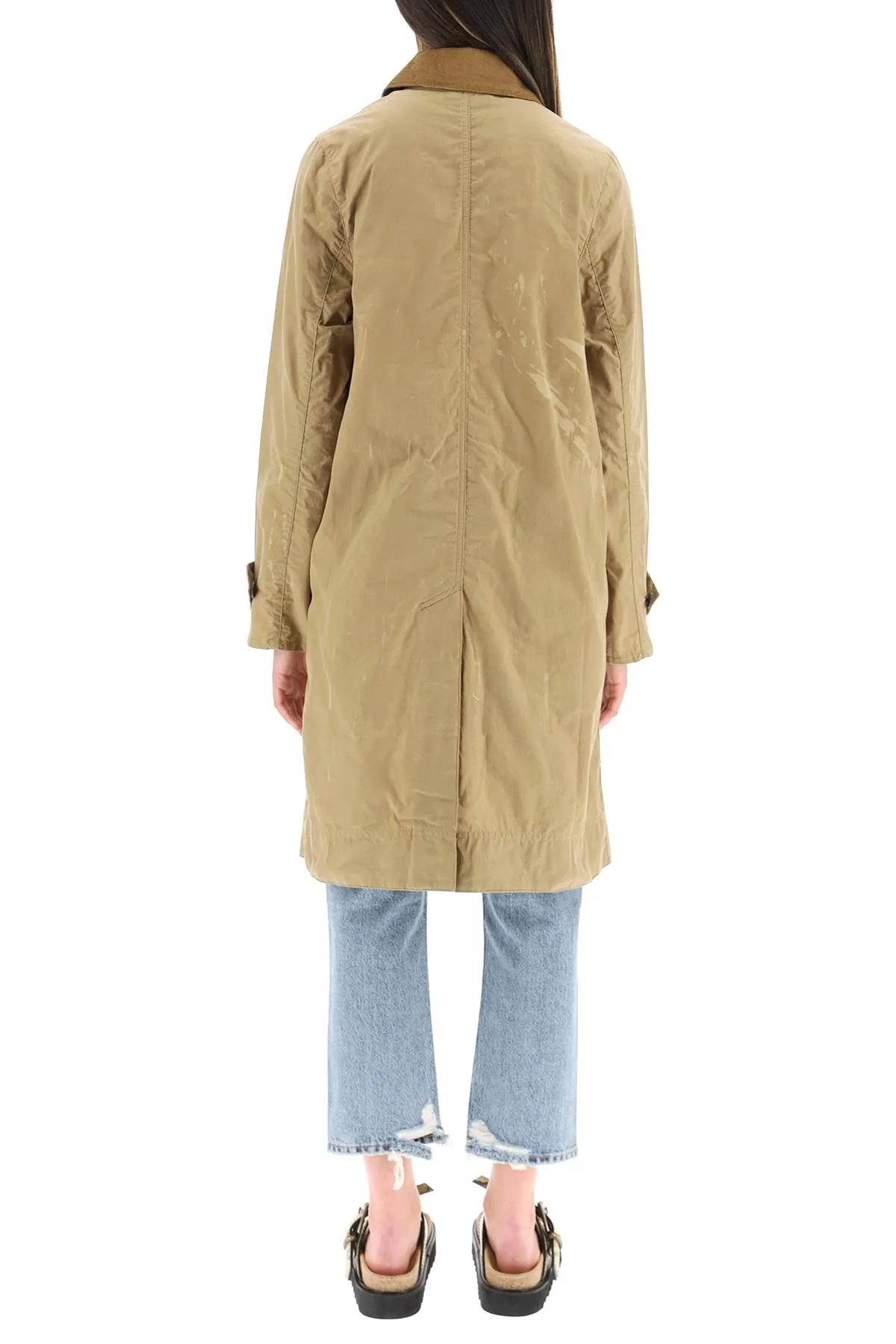 Barbour Gunby Showerproof Buttoned Car Coat