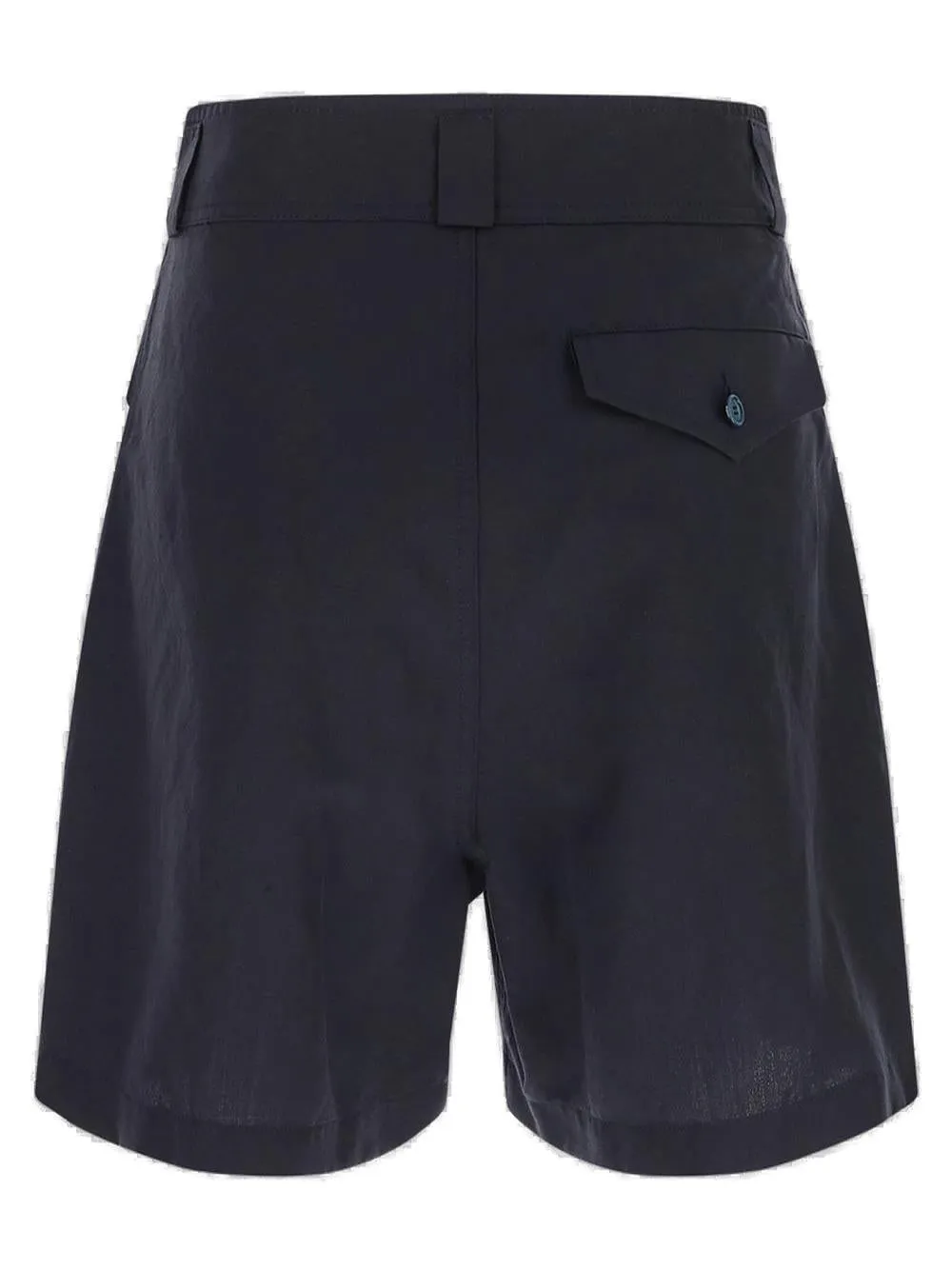 Barena High-Rise Pleat Detail Shorts
