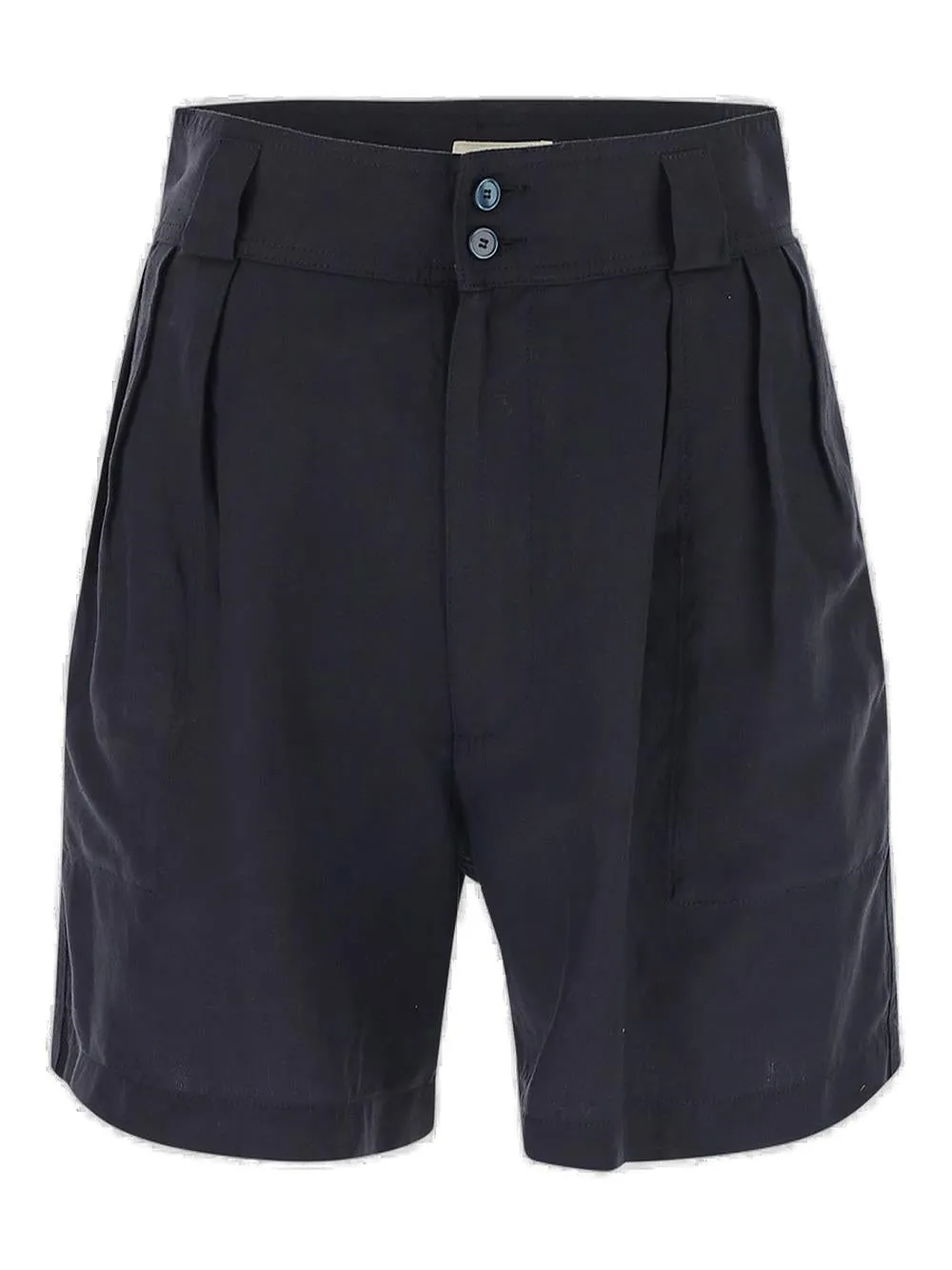 Barena High-Rise Pleat Detail Shorts