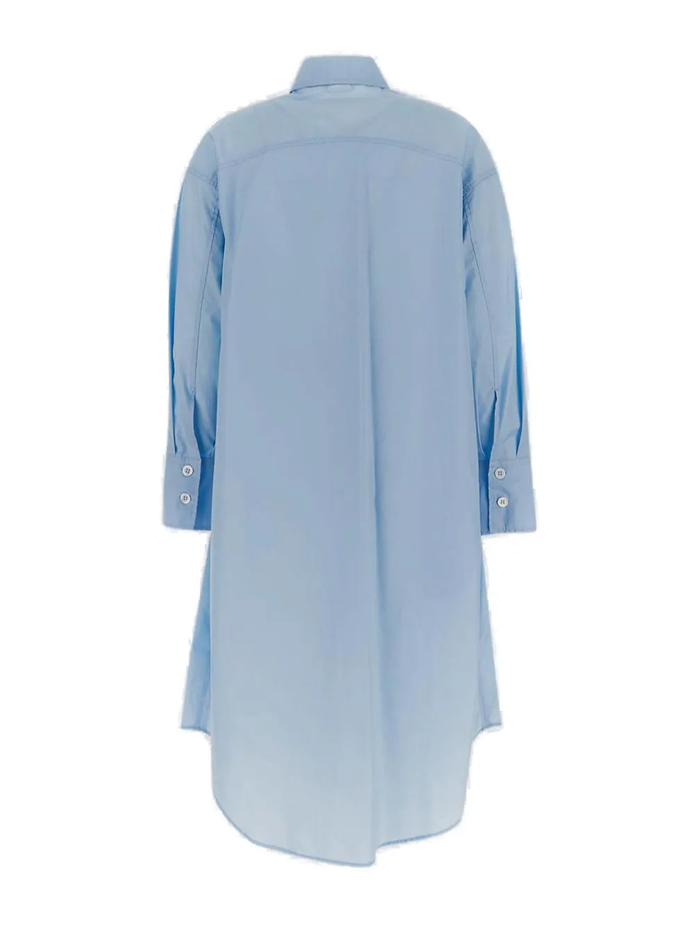 Barena Tie-Waist Buttoned Midi Shirt Dress