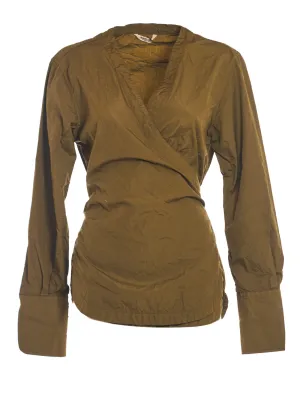 Barena V-Neck Wrap Top