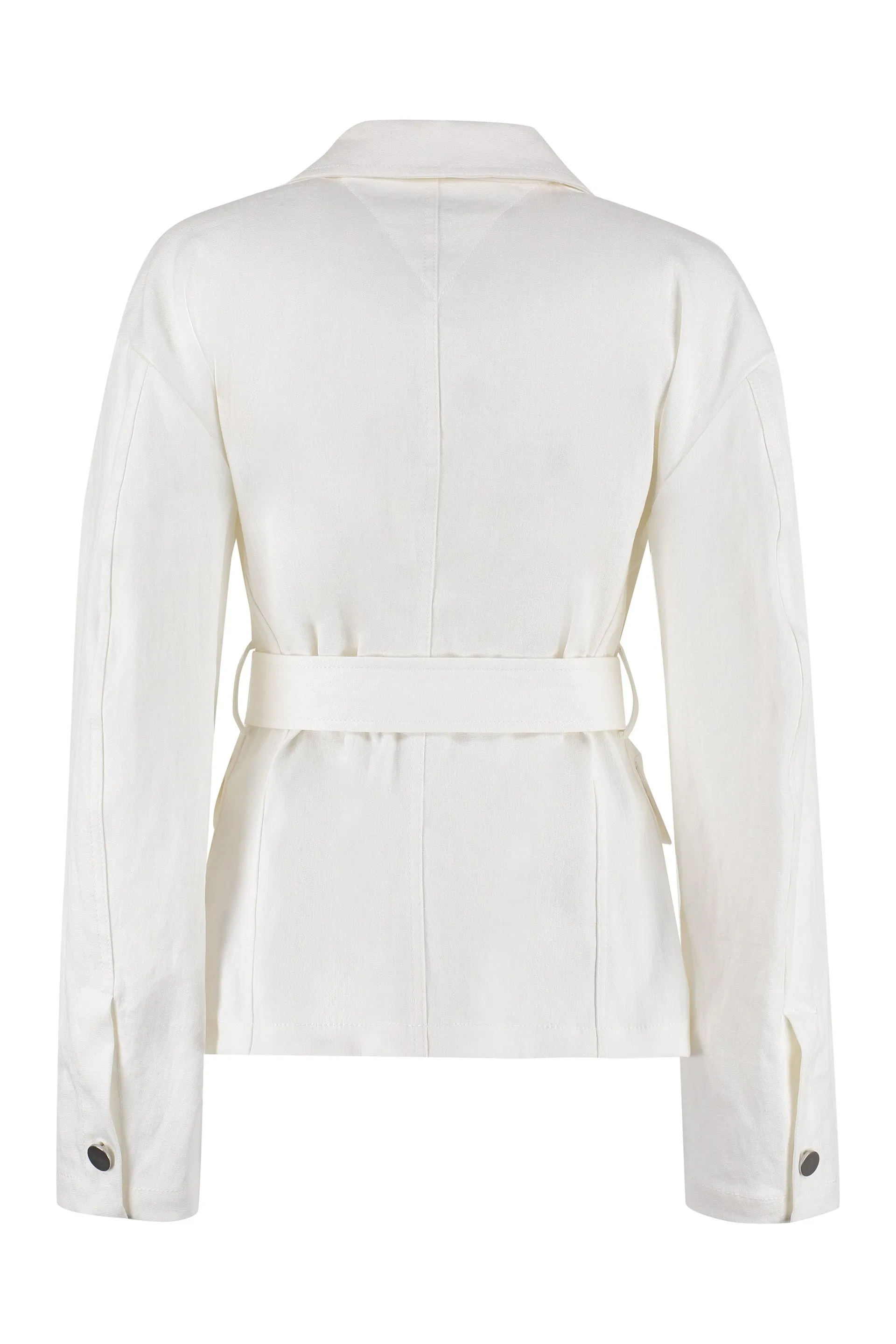 Bottega Veneta Belted Waist Buttoned Jacket