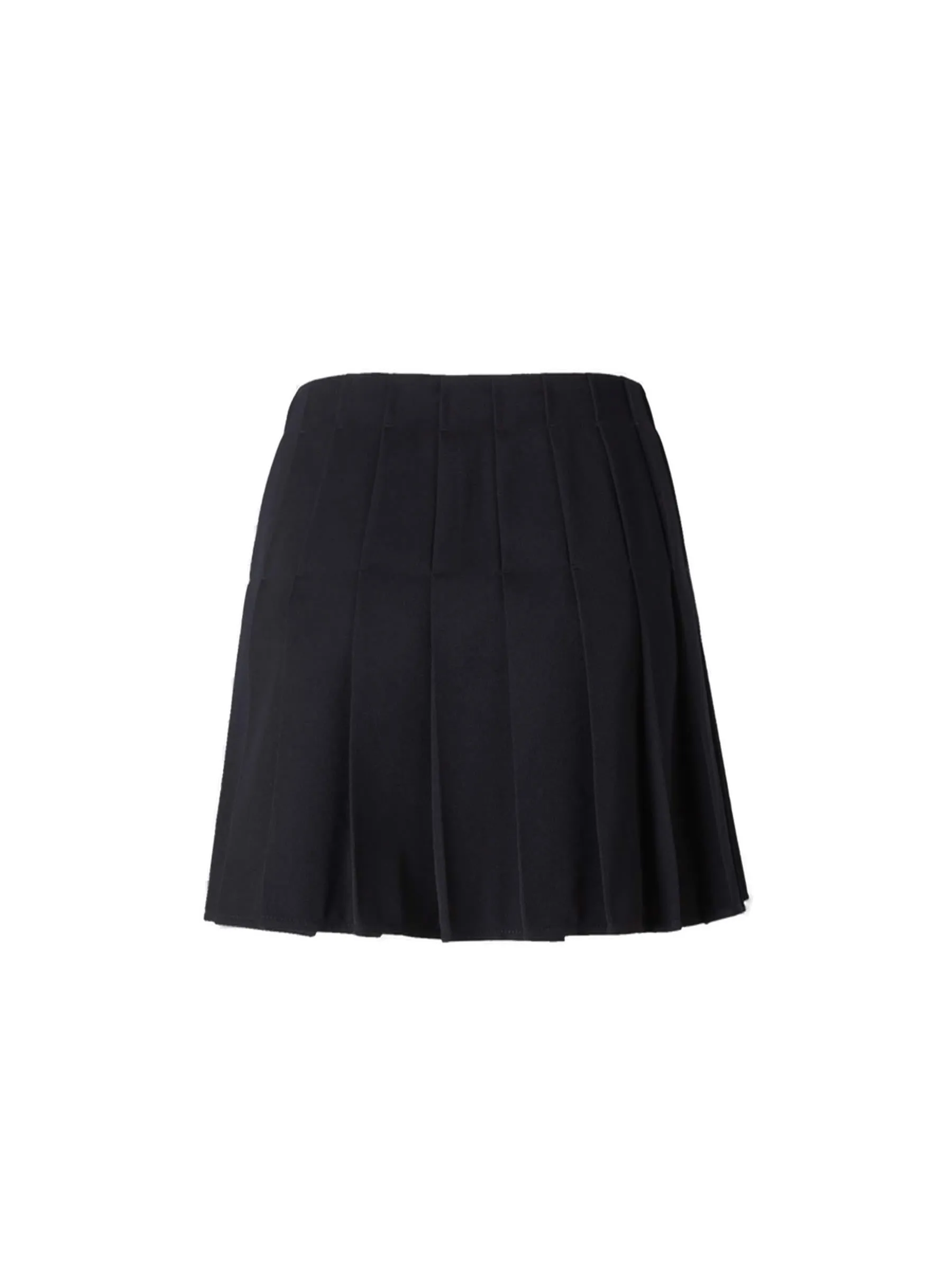 Bottega Veneta High Waist Pleated Mini Skirt