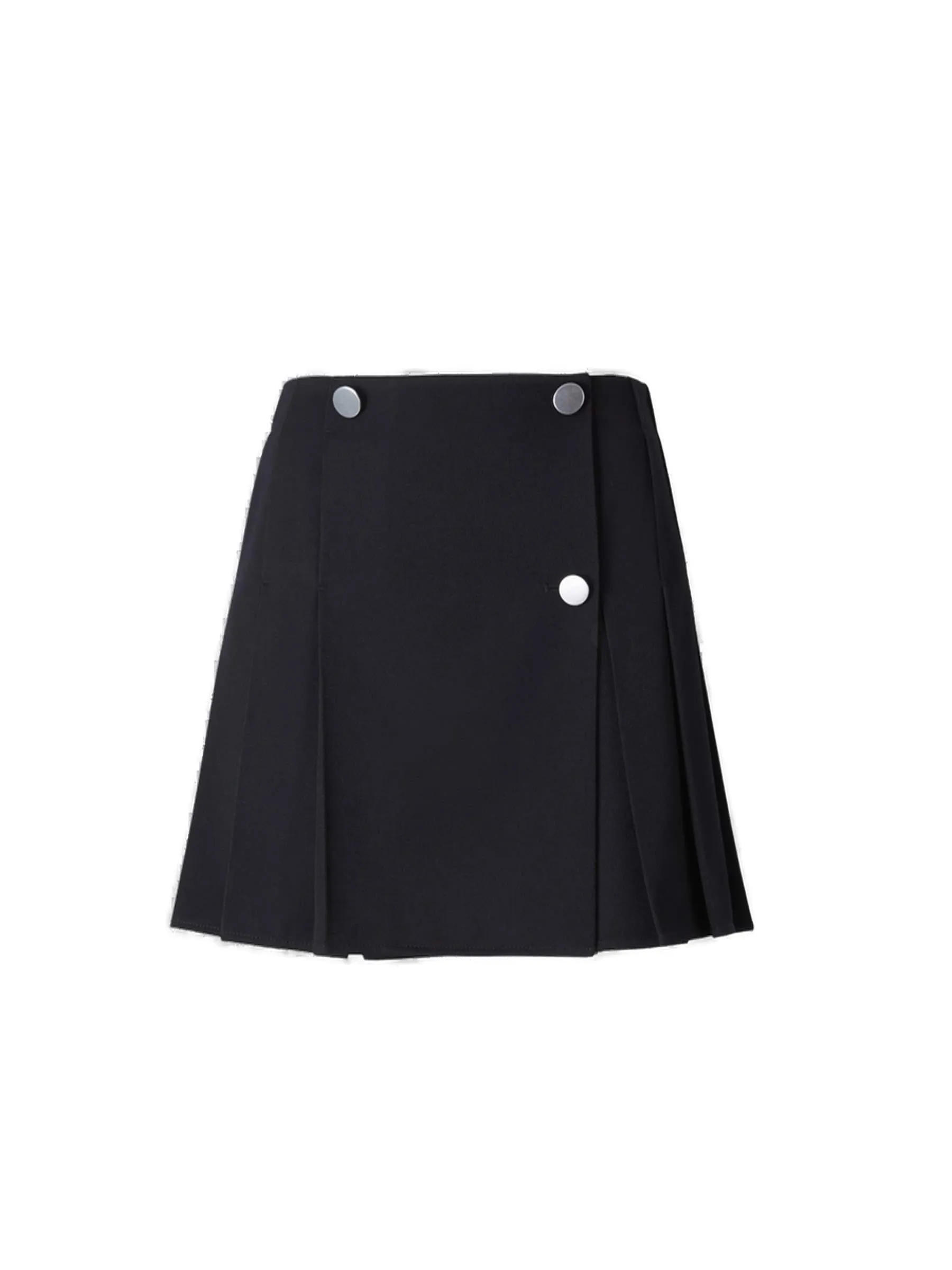 Bottega Veneta High Waist Pleated Mini Skirt
