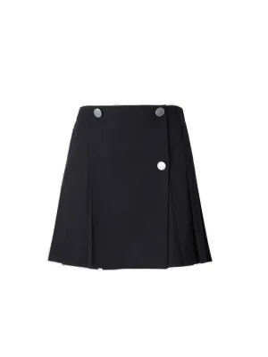 Bottega Veneta High Waist Pleated Mini Skirt