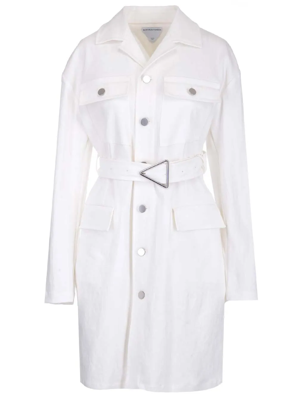 Bottega Veneta Single-Breasted Belted Waist Coat
