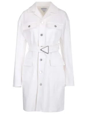 Bottega Veneta Single-Breasted Belted Waist Coat