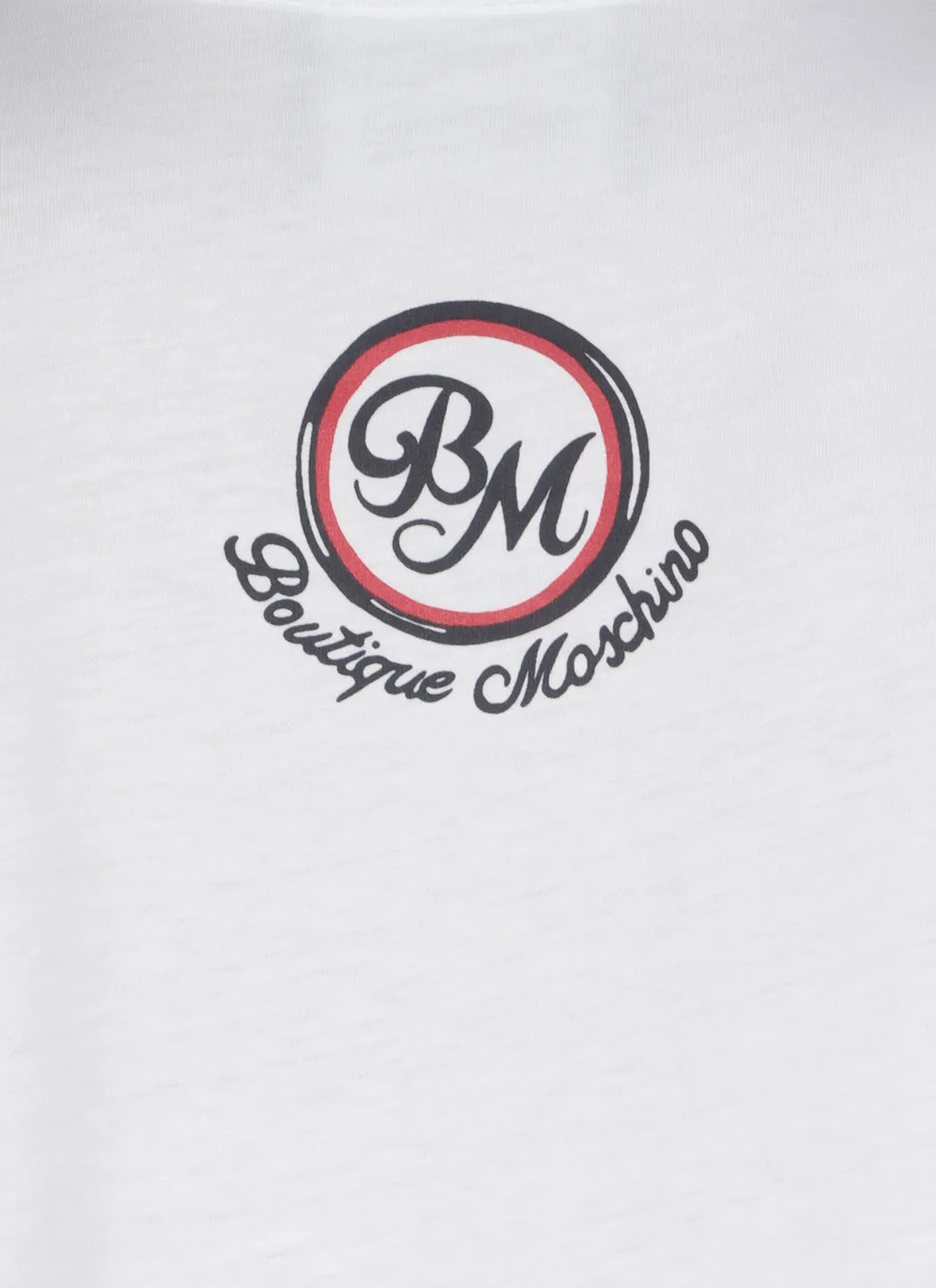 Boutique Moschino Tri-Strip Crewneck T-Shirt