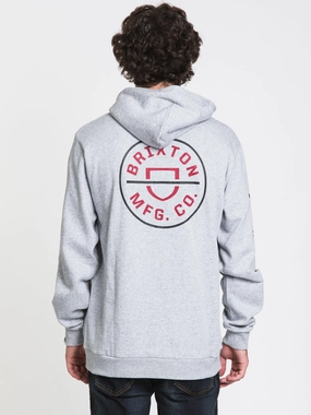 BRIXTON CREST HOODIE  - CLEARANCE