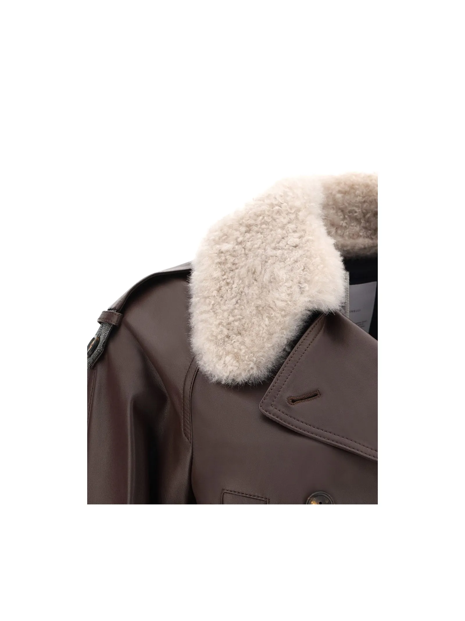 Brunello Cucinelli Double-Breasted Long-Sleeved Jacket