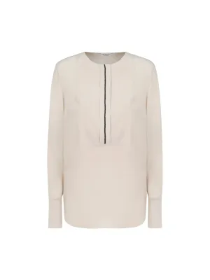 Brunello Cucinelli Embellished Detail Crewneck Top
