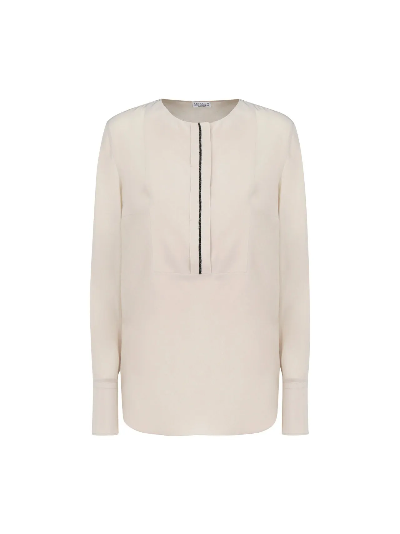 Brunello Cucinelli Embellished Detail Crewneck Top