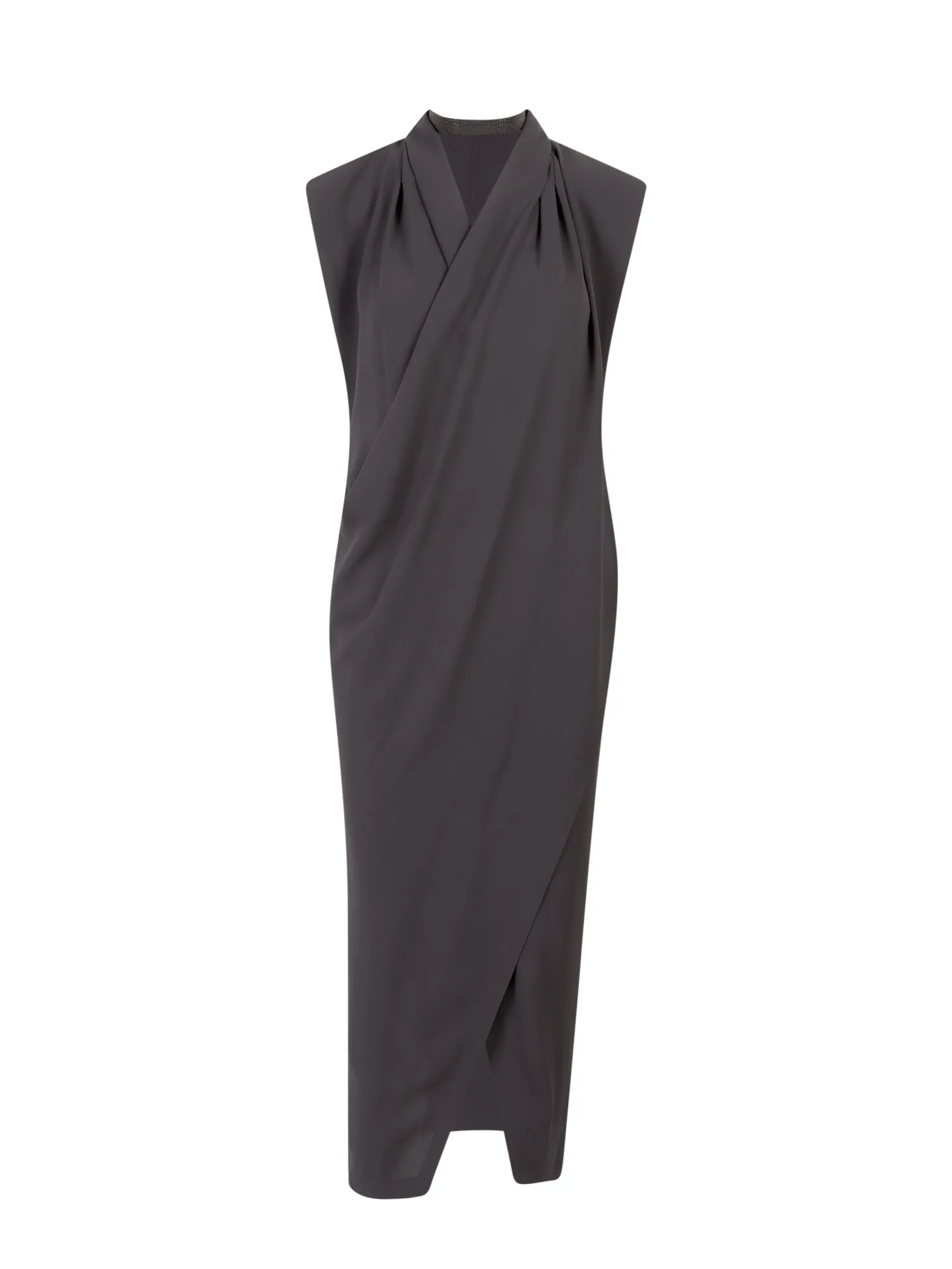 Brunello Cucinelli V-Neck Sleeveless Dress