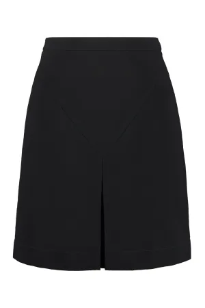 Burberry Button Detailed Front-Slit Mini Skirt