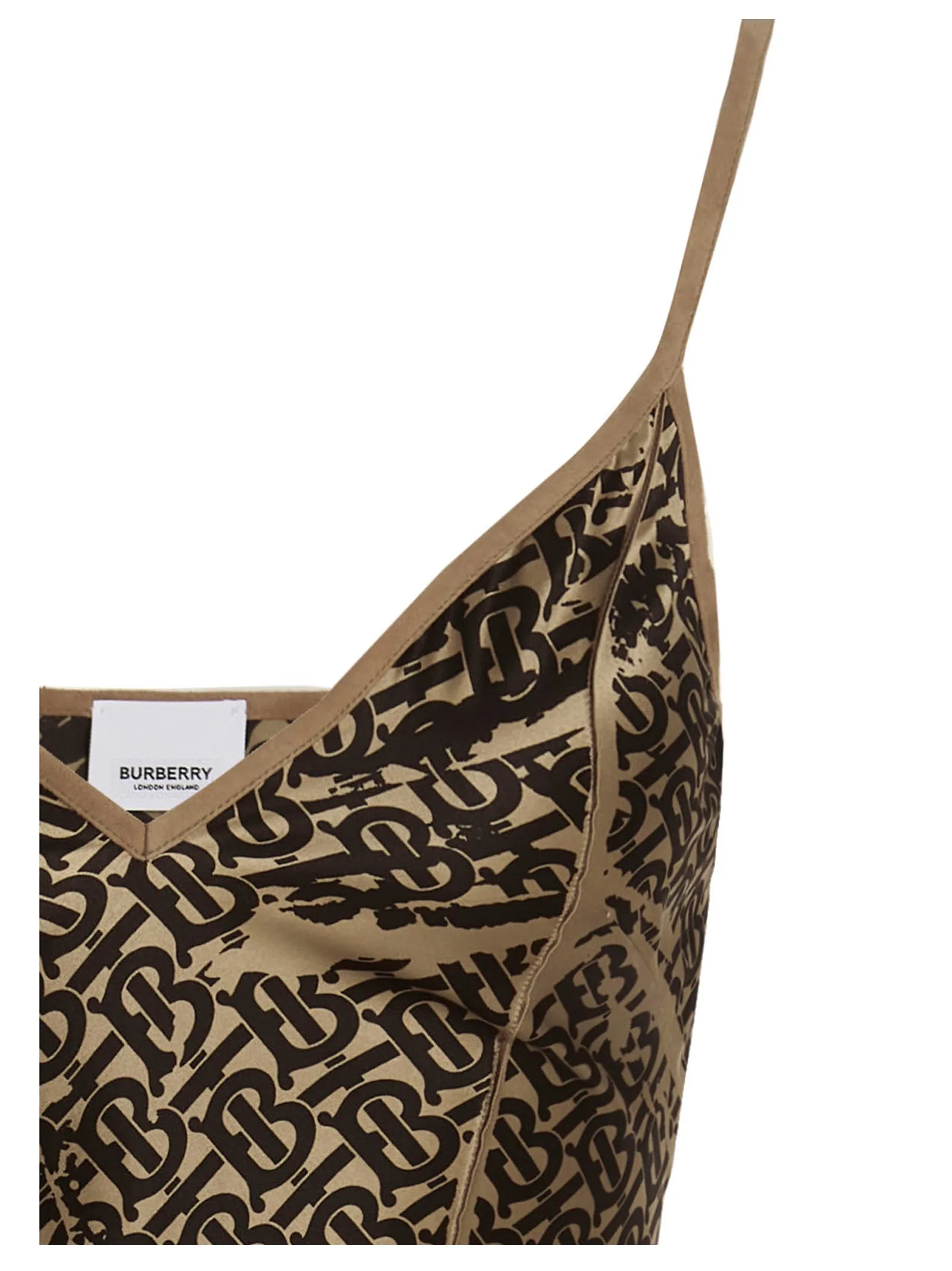 Burberry Monogram Printed Slip Midi Dress