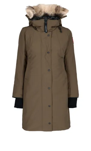 Canada Goose Logo Patch Long-Sleeved Coat
