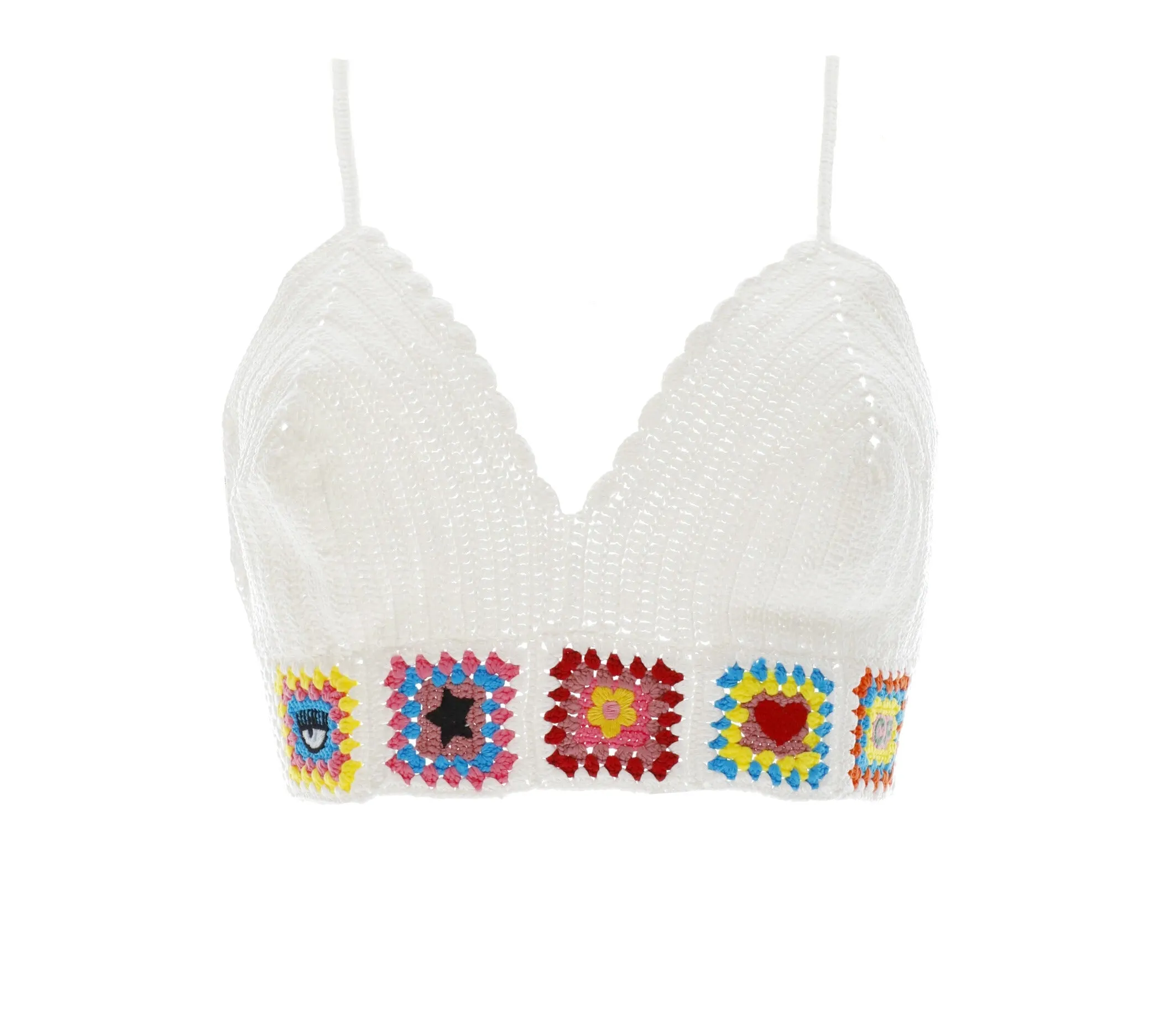 Chiara Ferragni Embroidered Detail Knit Top