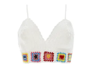 Chiara Ferragni Embroidered Detail Knit Top
